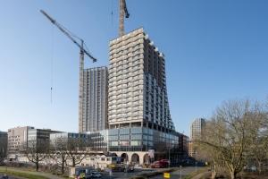 The Ensemble in aanbouw. Foto: Roos Aldershoff Fotografie